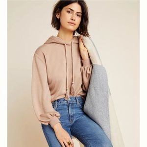 Current Air Shimmer Hoodie Gold Tan Large Anthropo